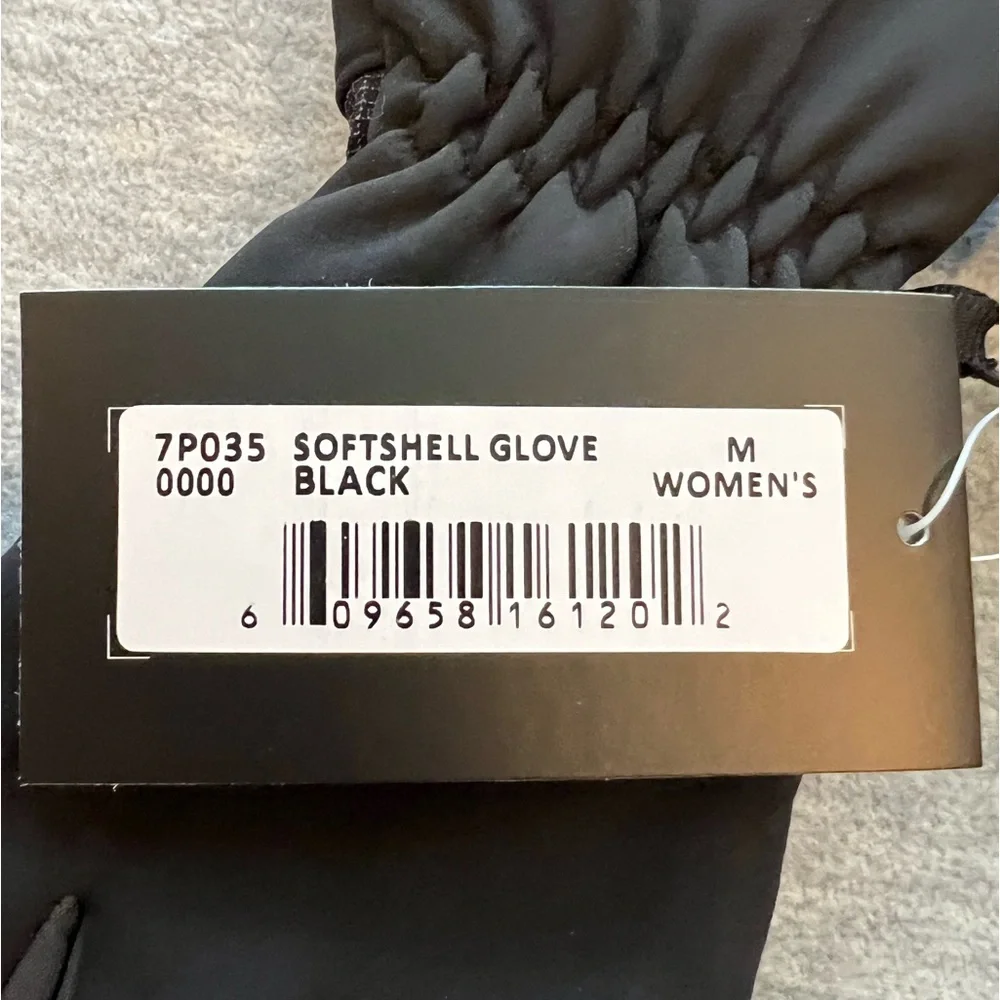 SIKU gloves‎ soft shell women M black grip lined winter premium touch screen new